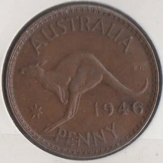 1946 Penny EF, rare in this grade.