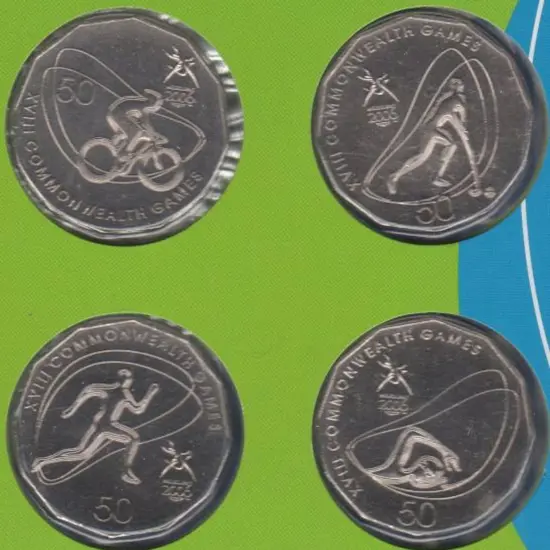 1970-2001 50c commem coins in mixed cond x 24 ...