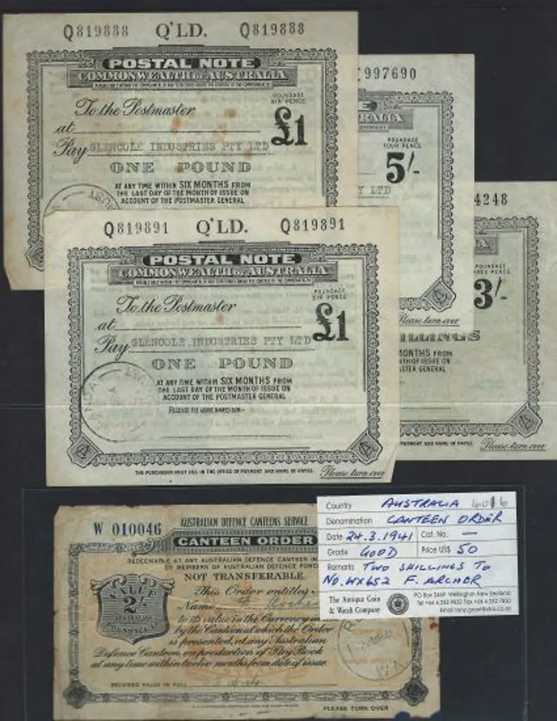 Australian Cheques dated 1880's-1937 (15) incl ... Image 1++
