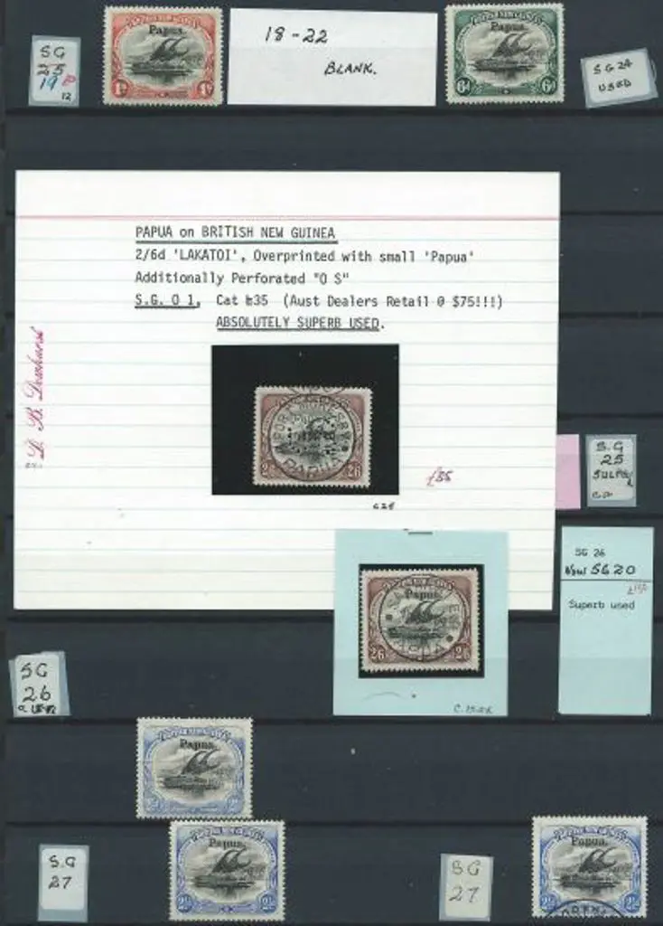 Papua 1901-1941 mint & used collection with many ... Image 1++