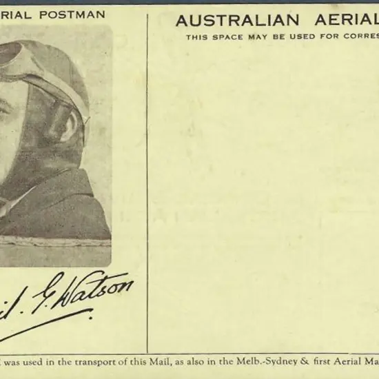 1917 (Feb) Basil Watson printed postcard. Superb ...