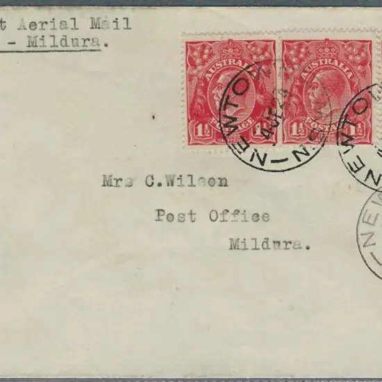 1924 (2nd June) Sydney - Mildura intermediate ...
