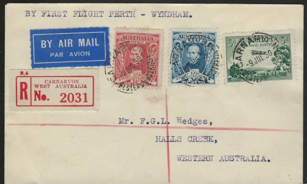1930 (9th July) Carnarvon to Halls Creek ... Image 1++