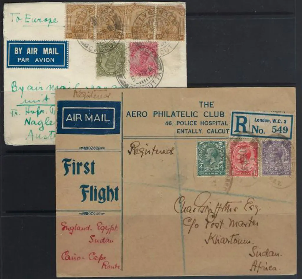 1931 (27th Feb) England to Khartoum FFC on commem ... Image 1++