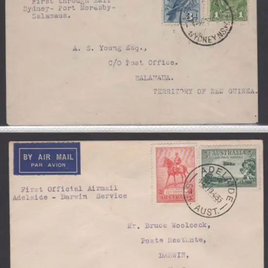 1933 (Feb) FFC Sydney to Port Moresby-Salamaua ...