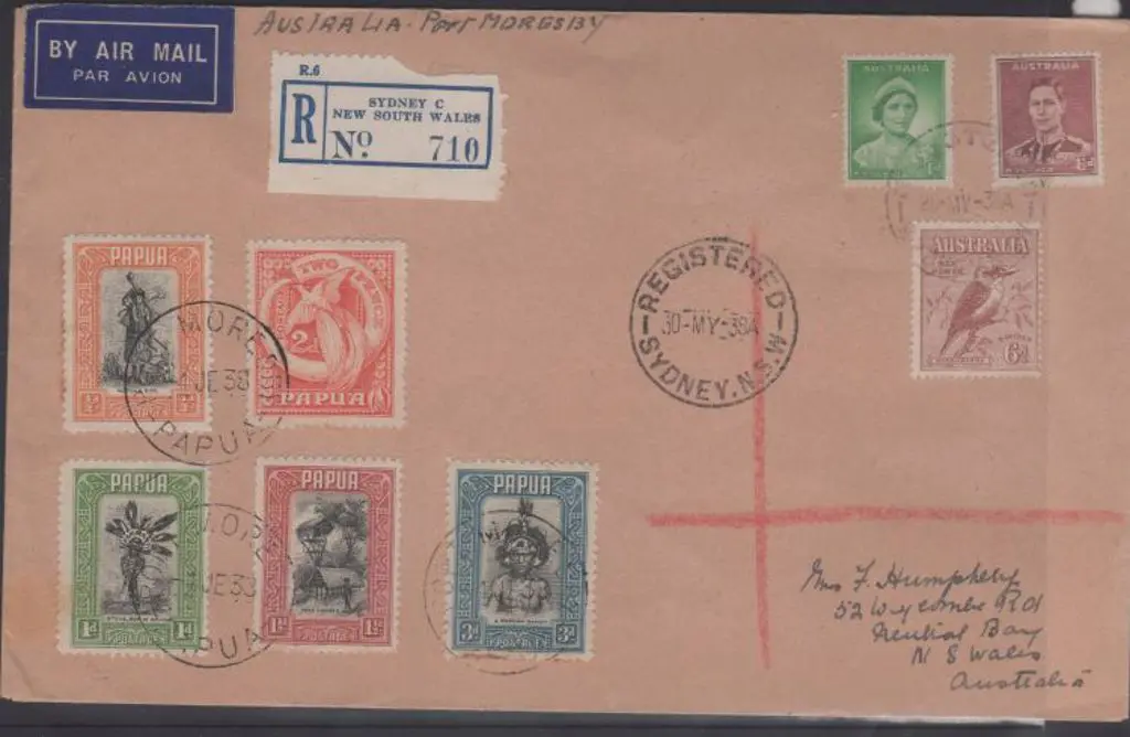 1938 (28th May) Aust to New Guinea return flight ... Image 1++