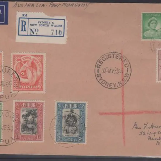 1938 (28th May) Aust to New Guinea return flight ...
