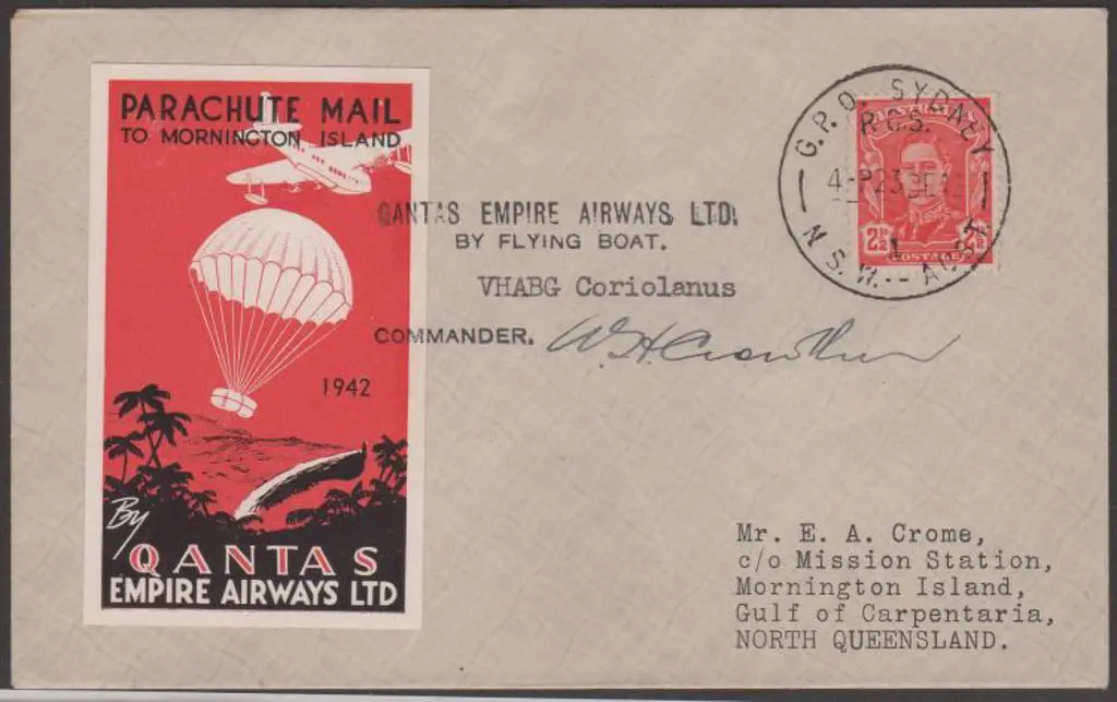 1942 (23rd Dec) Sydney to Mornington Island ... Image 1++