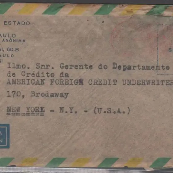 1948 (21st Jan) Brazil - New York crash cover ...