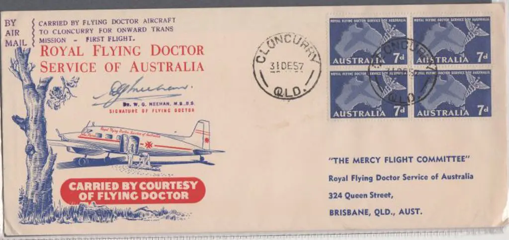 1957 (31st Dec) Royal Flying Doctor Service First ... Image 1++