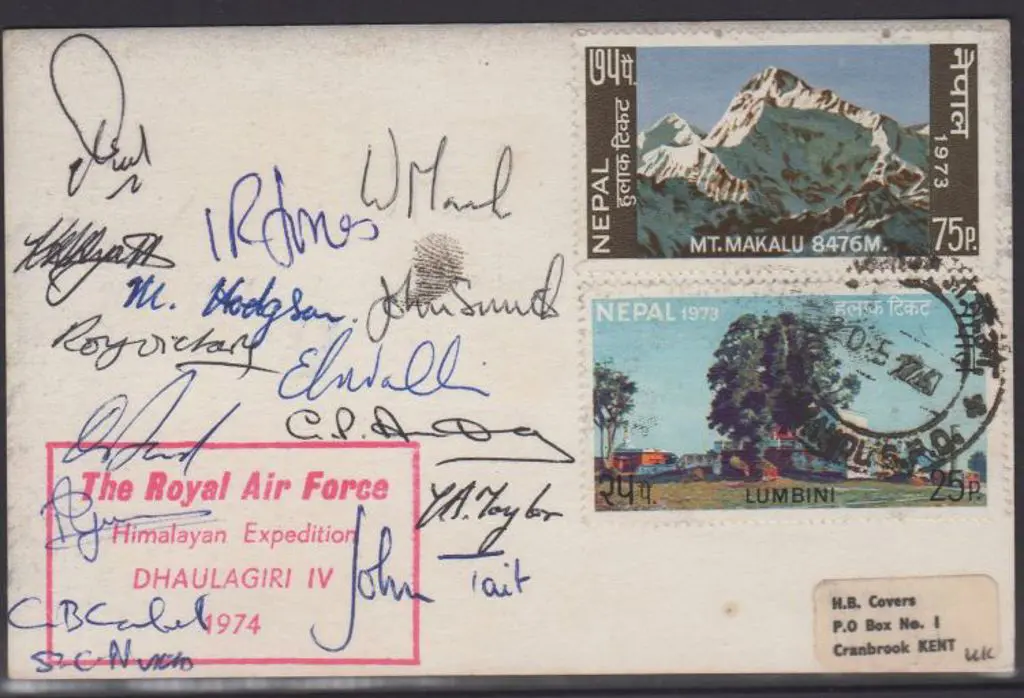 1974 (20th May) RAF Himalayan Expedition Team. 15 ... Image 1++