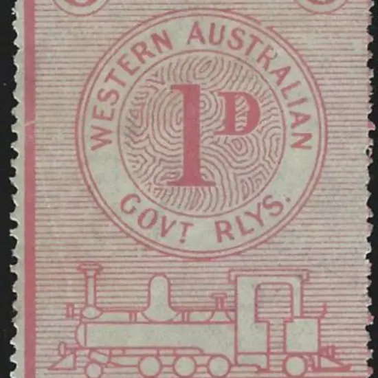 Western Australia Govt Railways Parcel label ...