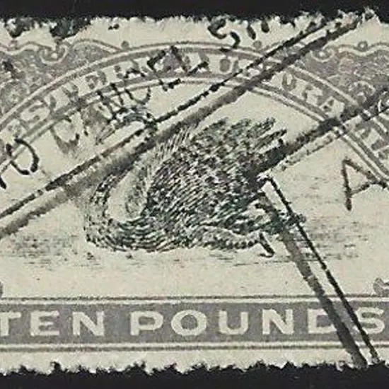 Western Australia Revenues bicolour "long swan" ...