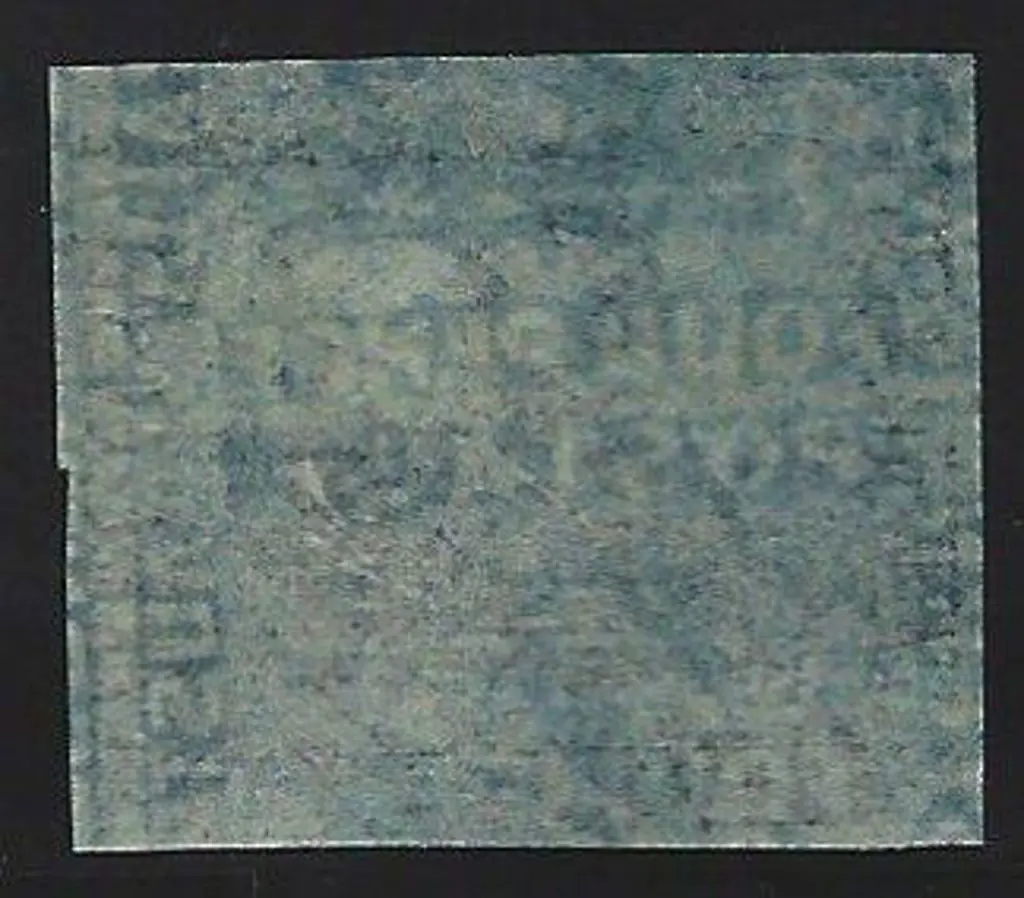 1860 4d deep blue engraved swan with wmk upright. ... Image 1++