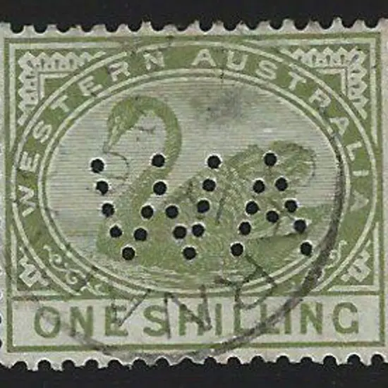 1885/1912 1d, 2d, 2½d, 3d, 4d, 1/- & 5/- swan & QV ...