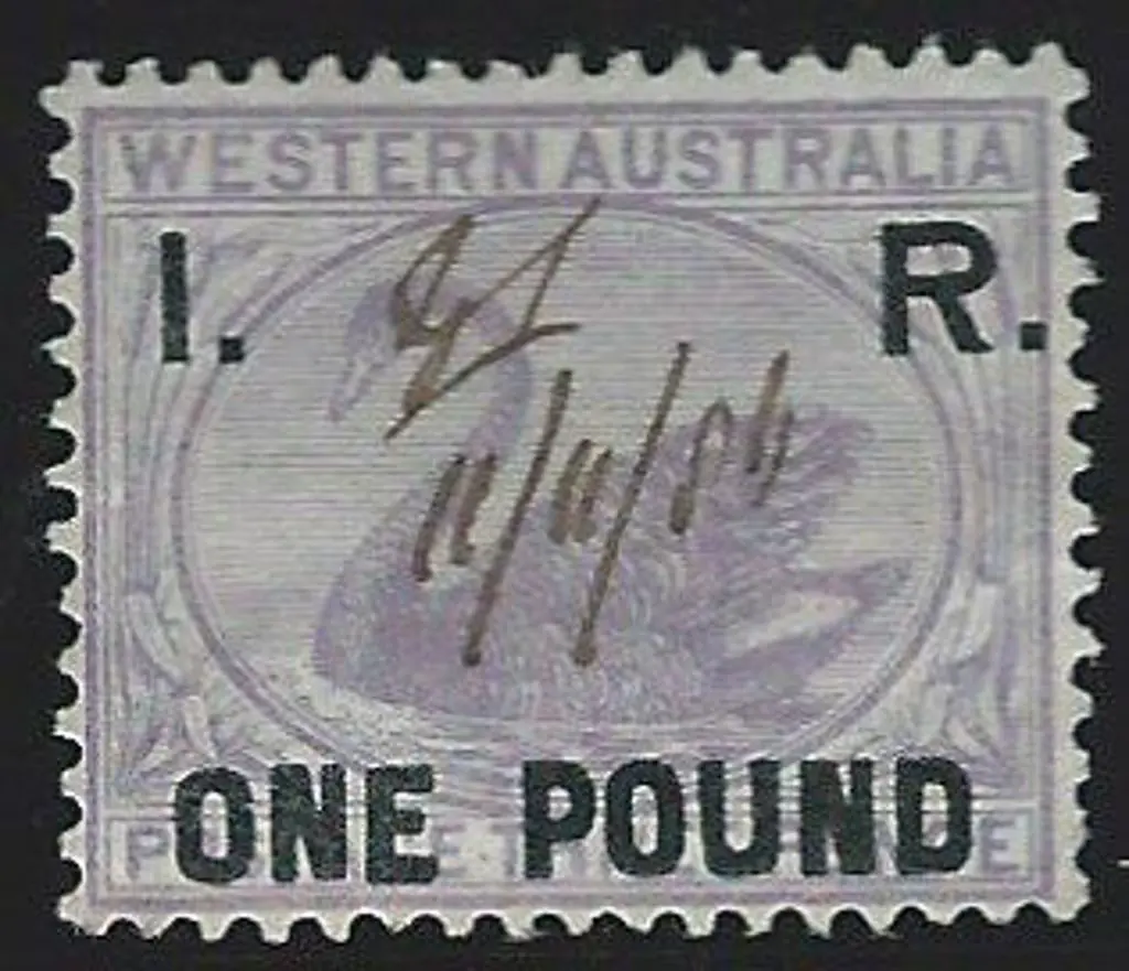 1893 1d, 2d, 3d & 6d on 3d "I.R" on small lilac ... Image 1++