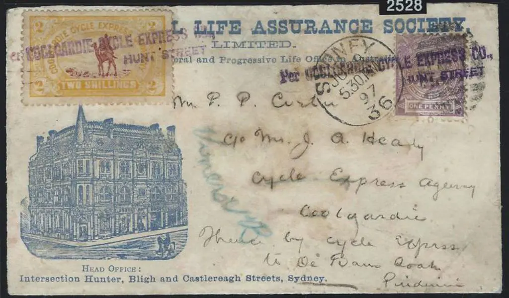 1897 (9th June) Illust insurance company cover ... Image 1++