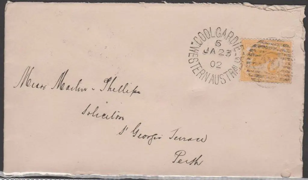 1902 (23rd Jan) Coolgardie DXPO-a index 5 crisp ... Image 1++