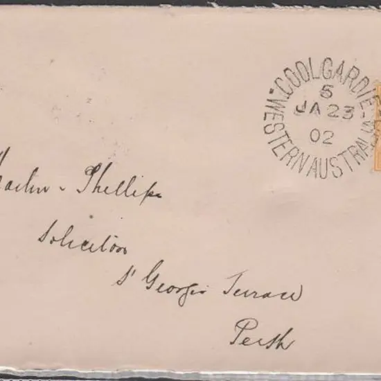 1902 (23rd Jan) Coolgardie DXPO-a index 5 crisp ...