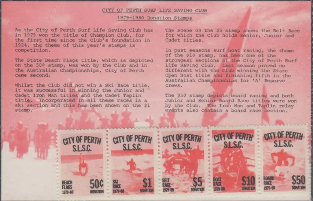 1979 City of Perth Surf Life Saving Club Donation ... Image 1++