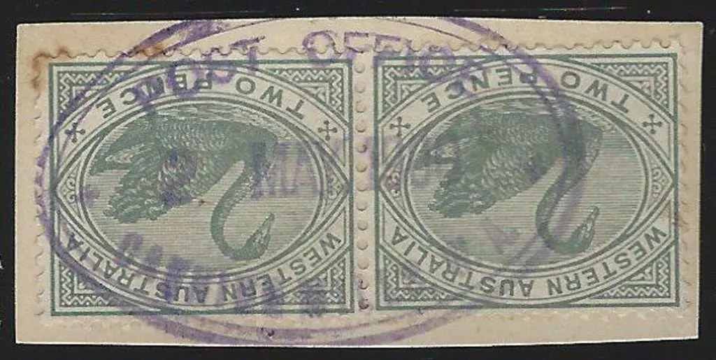 Canning Mills ORS 1 in violet tying pair 2d grey ... Image 1++