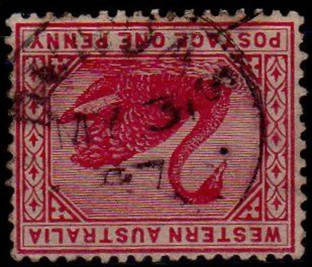 Dundas on 1d red swan dated 31 MY 87 with a 90% ... Image 1++