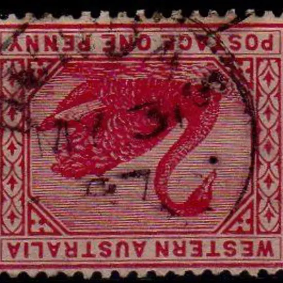 Dundas on 1d red swan dated 31 MY 87 with a 90% ...
