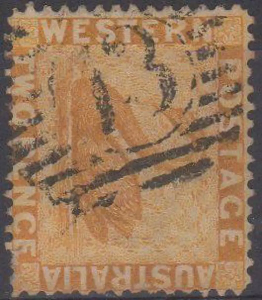 Geraldton 12 bar 13 on 2d chrome-yellow swan. ... Image 1++