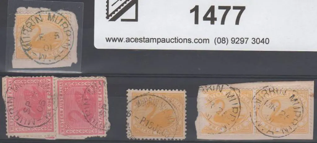 Murrin Murrin 3b & A25T range on swans on piece ... Image 1++