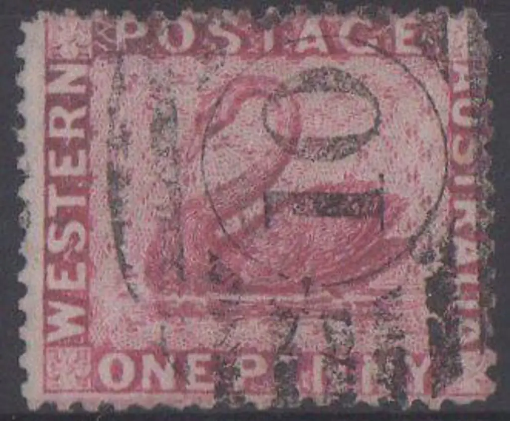 North Fremantle 9 bar 10 obliterator cancel on 1d ... Image 1++