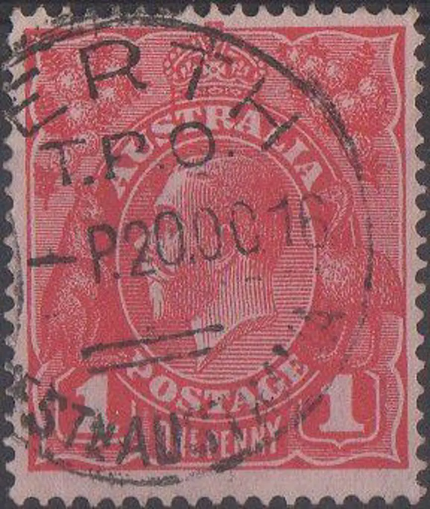 Perth Travelling Post Office TPO GPO. An 80% clear ... Image 1++