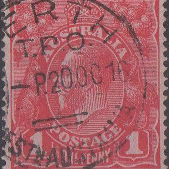 Perth Travelling Post Office TPO GPO. An 80% clear ...
