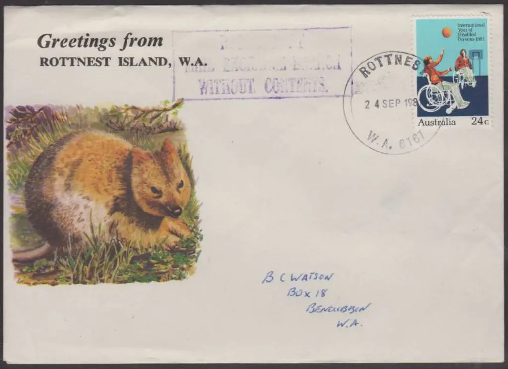 Rottnest (Sept 1981) on illust cover with ... Image 1++