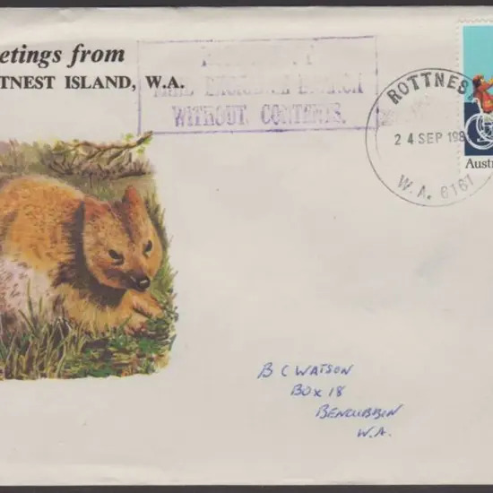 Rottnest (Sept 1981) on illust cover with ...