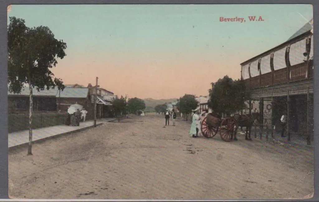 "Beverley, WA" (Falk) in colour with message on ... Image 1++