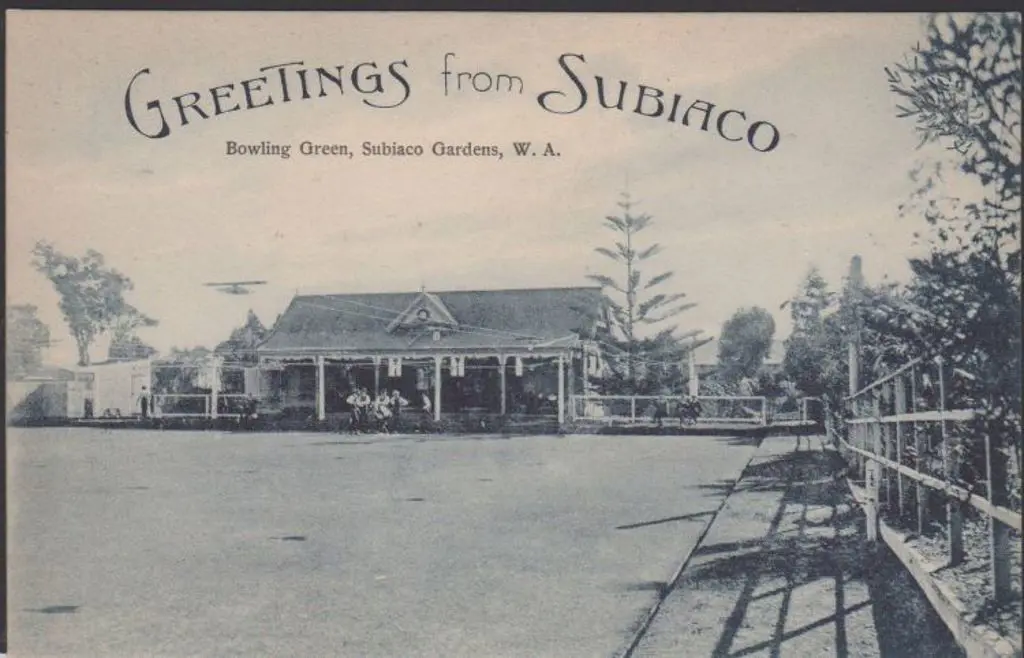 "Bowling Green, Subiaco Gardens, WA" & "Greetings ... Image 1++