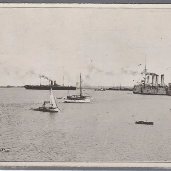"Fremantle Harbour 2" (Western Mail) B&W. Unused ...