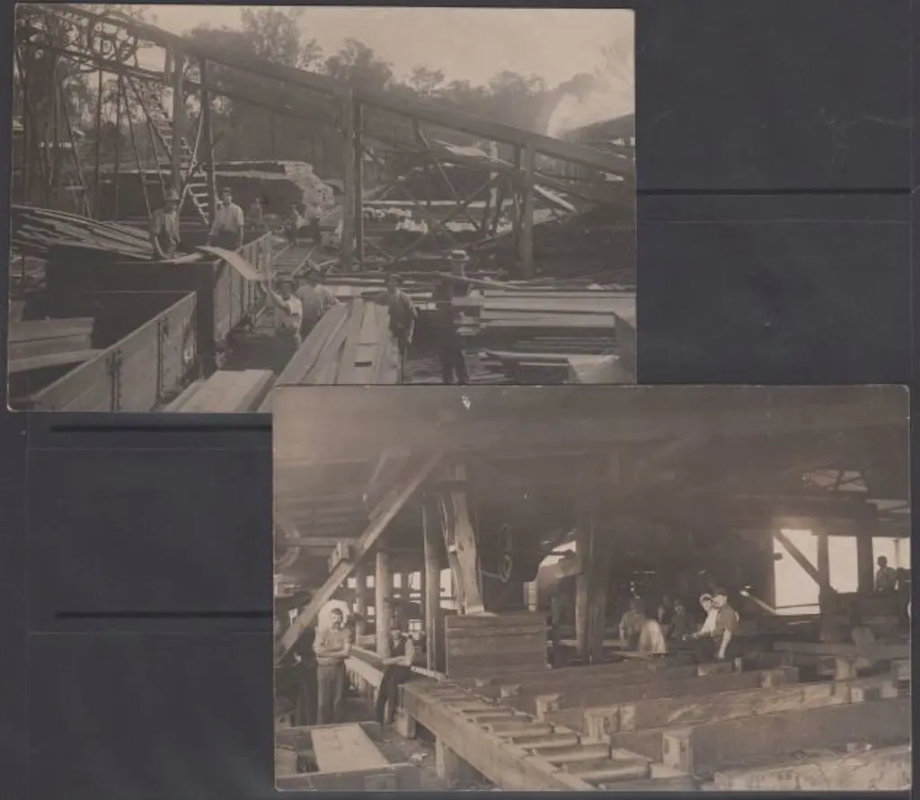 "Holyoak Mill" B&W "Empire" postcards x 2. ... Image 1++