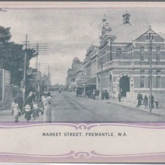 "Market Street, Fremantle, WA" (Detmold - ...