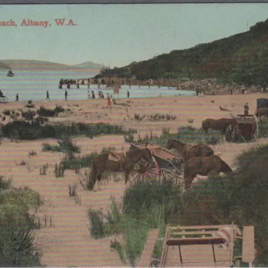 "Middleton Beach, Albany, WA" (Falk) in colour. ...