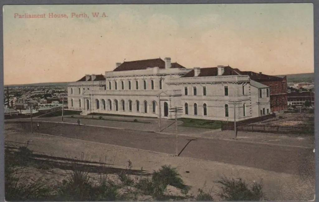 "Parliament House, Perth, WA" (Falk) in colour. ... Image 1++