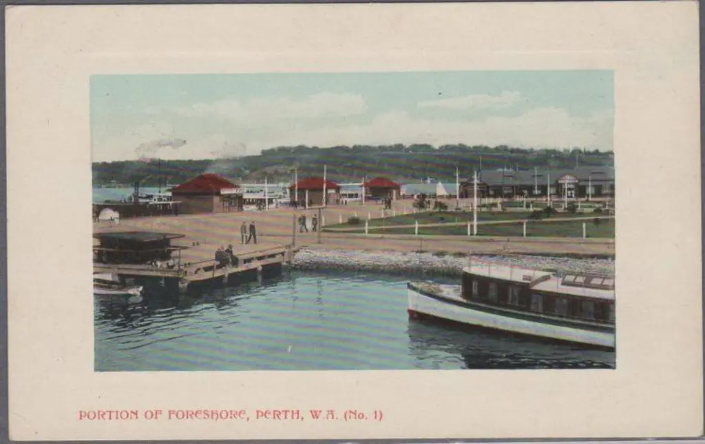 "Portion of Foreshore, Perth, WA (No 1)" (Falk) in ... Image 1++
