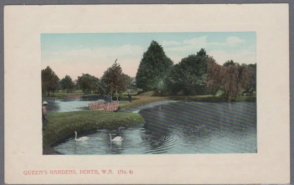 "Queen's Gardens, Perth, WA (No. 4)" (Falk) in ... Image 1++