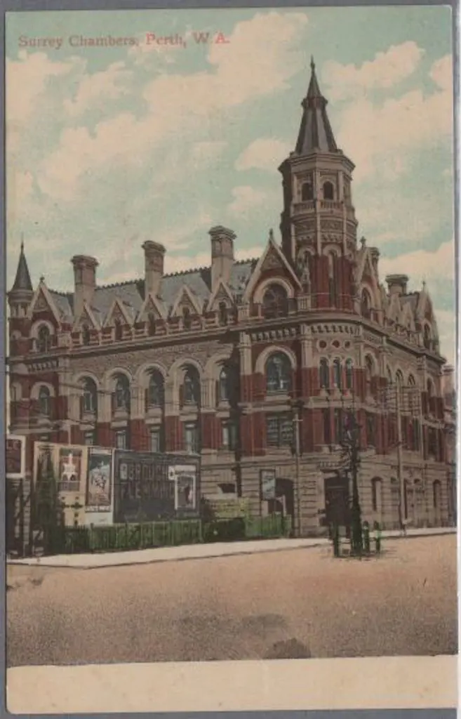 "Surrey Chambers, Perth, WA" (Falk) in colour. ... Image 1++