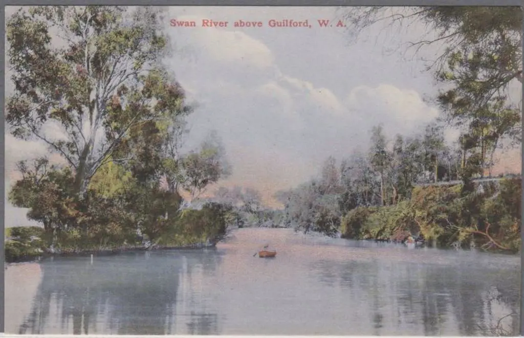 "Swan River above Guildford, WA" (Mayrhofer & Co) ... Image 1++