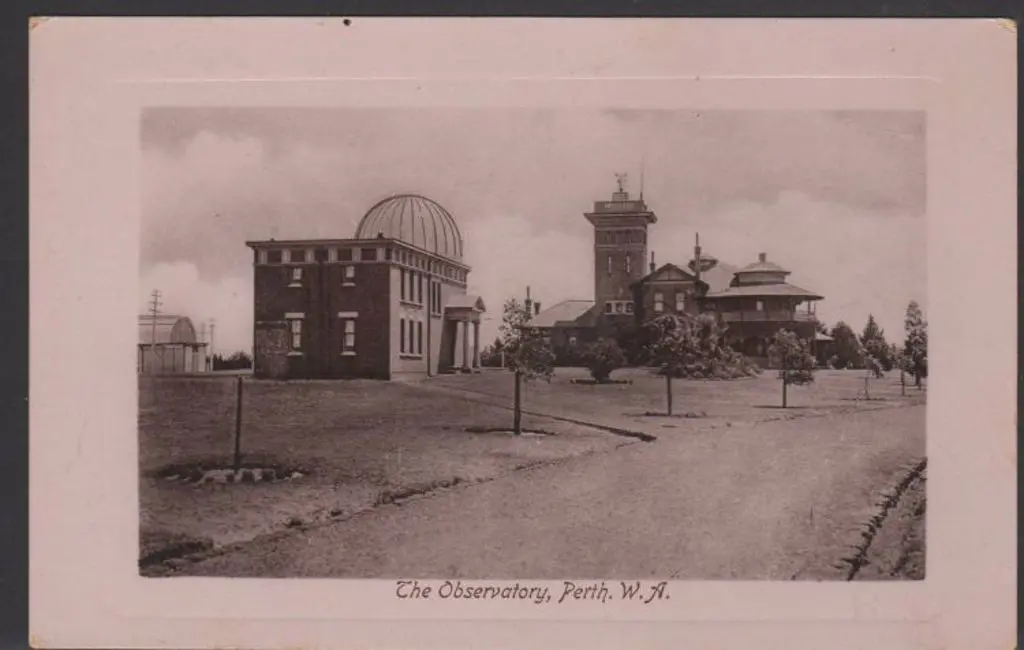 "The Observatory, Perth, WA" (Falk) sepia & white ... Image 1++