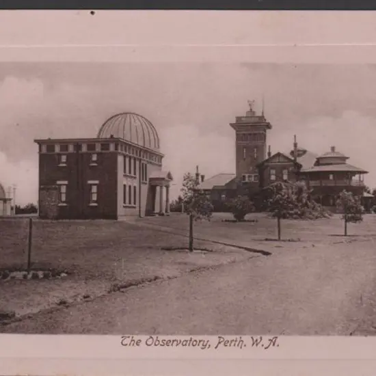 "The Observatory, Perth, WA" (Falk) sepia & white ...