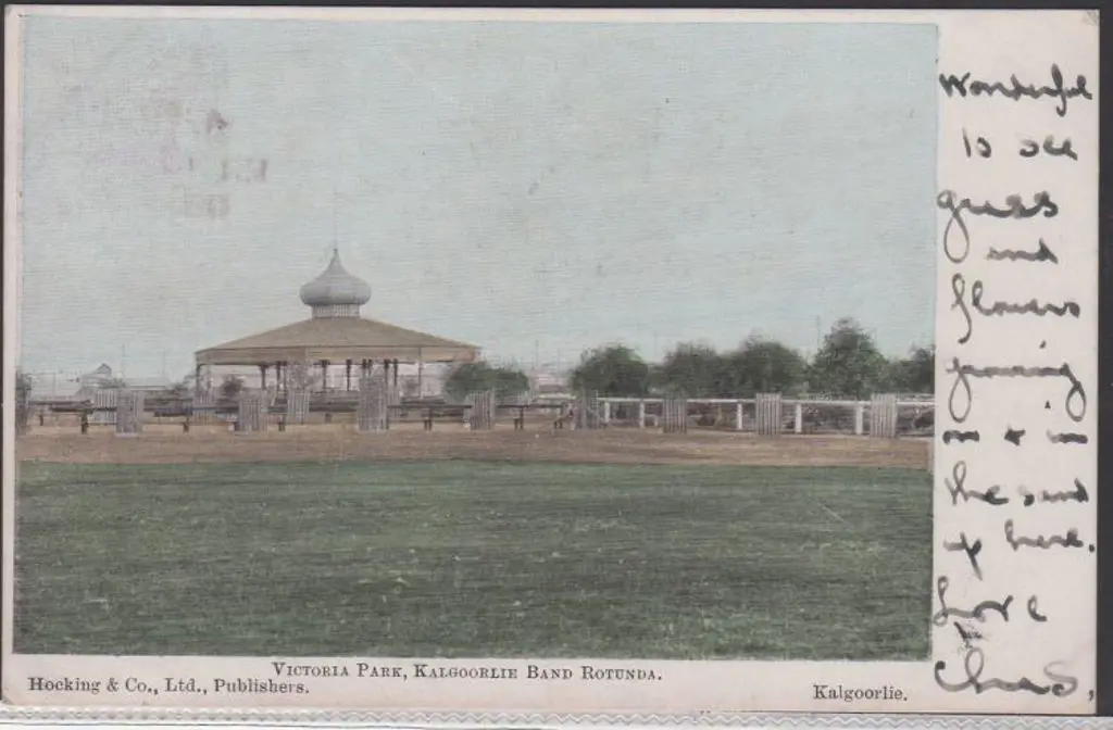 "Victoria Park, Kalgoorlie Band Rotunda" (Hosking ... Image 1++