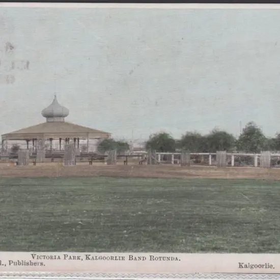 "Victoria Park, Kalgoorlie Band Rotunda" (Hosking ...