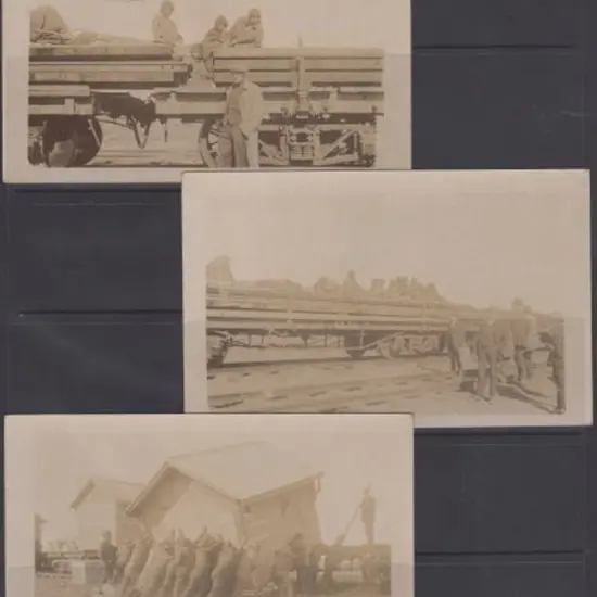 1915-1917 Trans-Australian Railway Postcards. A ...